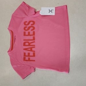 Pink crop shirt